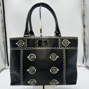 Kate Spade New York Louie Quinn Postmark black screen-printed